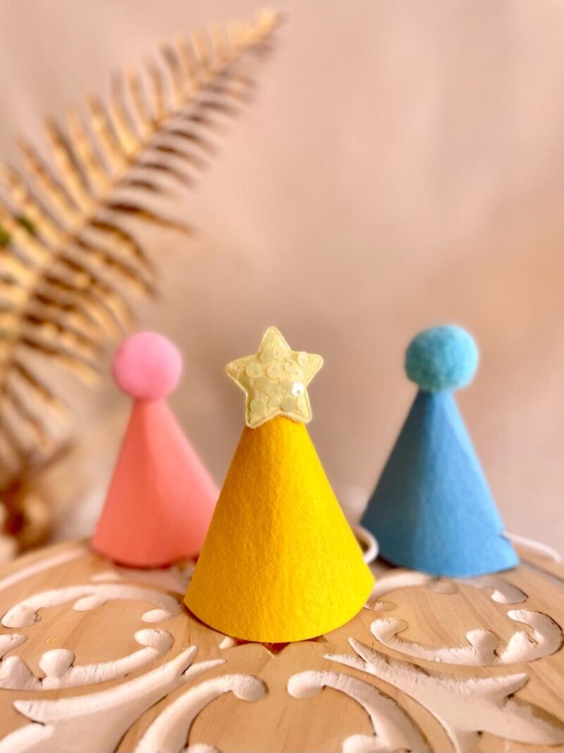 Small Felt Hat (Star Yellow)