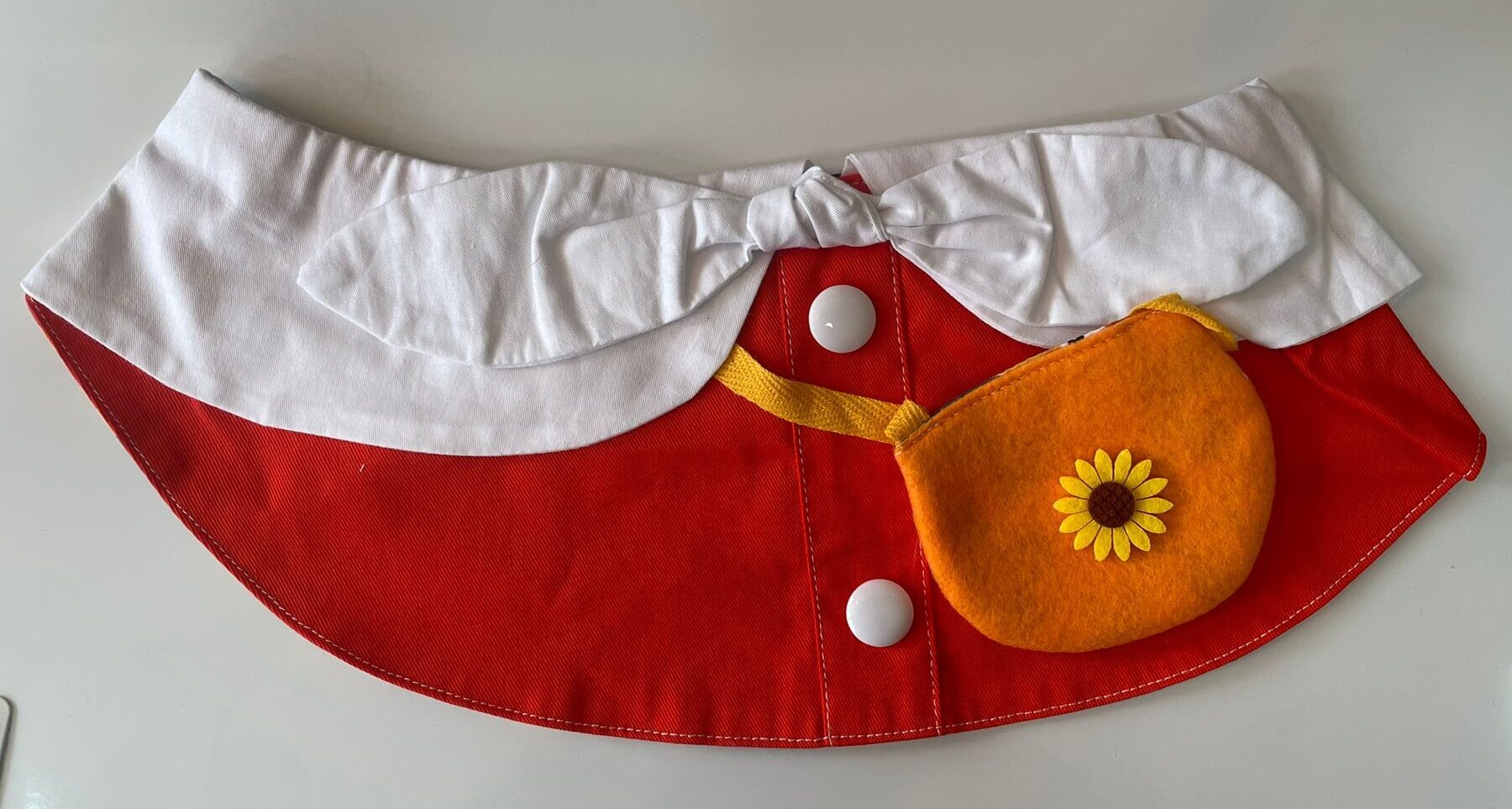 Red and Orange Bib